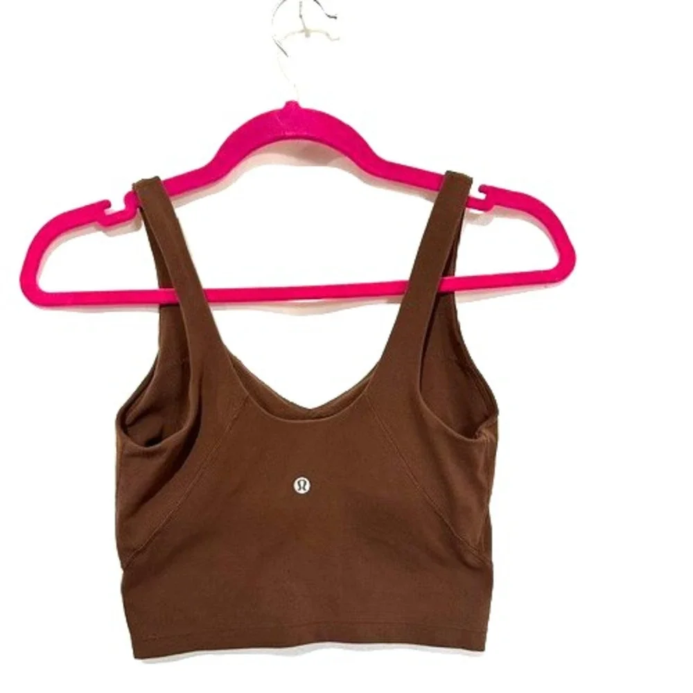 Lululemon Size 4 Brown Align Sports Bra Tank Top